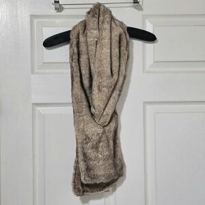 Talbots Pull Through Faux Fur Scarf